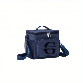 Personalized Thermal Bag with Custom Name/Text/Initials - Lunch Cooler for Men, Custom Picnic Bag with Initials, Outdoor Cooler for Wedding Party Favors, Best for Man Gift, Personalized Monogrammed Box for Hot/Cold Storage