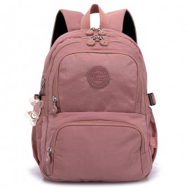 Women'S Minimalist Backpack - Lightweight Everyday Backpack with Snap Closure, Spacious Main Compartment & Front Pocket - Durable Polyester Bag for Women, School, Travel, Work, Commute - Elegant Red Backpack for Everyday & Formal Use, Backpack for Travel, Work Essentials, Sleek Design, Sturdy Construction, Daily Commuters, Casual Style, Highquality Fabric, Office Workers, Travel Essentials, Commuter Backpack, Reliable Clip, Busy Professionals
